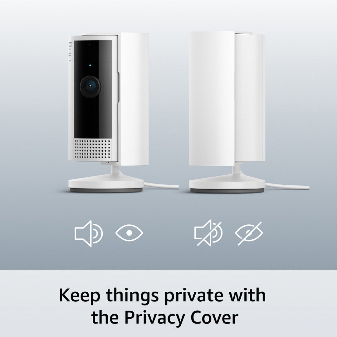 Ring Wired Indoor Camera 2 Pack in Black