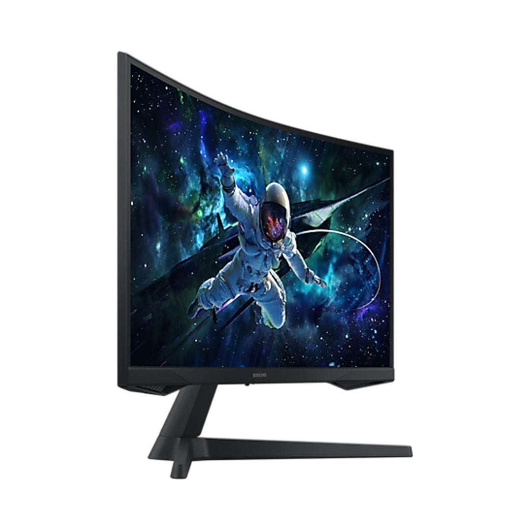 Samsung Odyssey G55C 27 Inch QHD 165Hz Curved Gaming Monitor, LS27CG552EUXXU