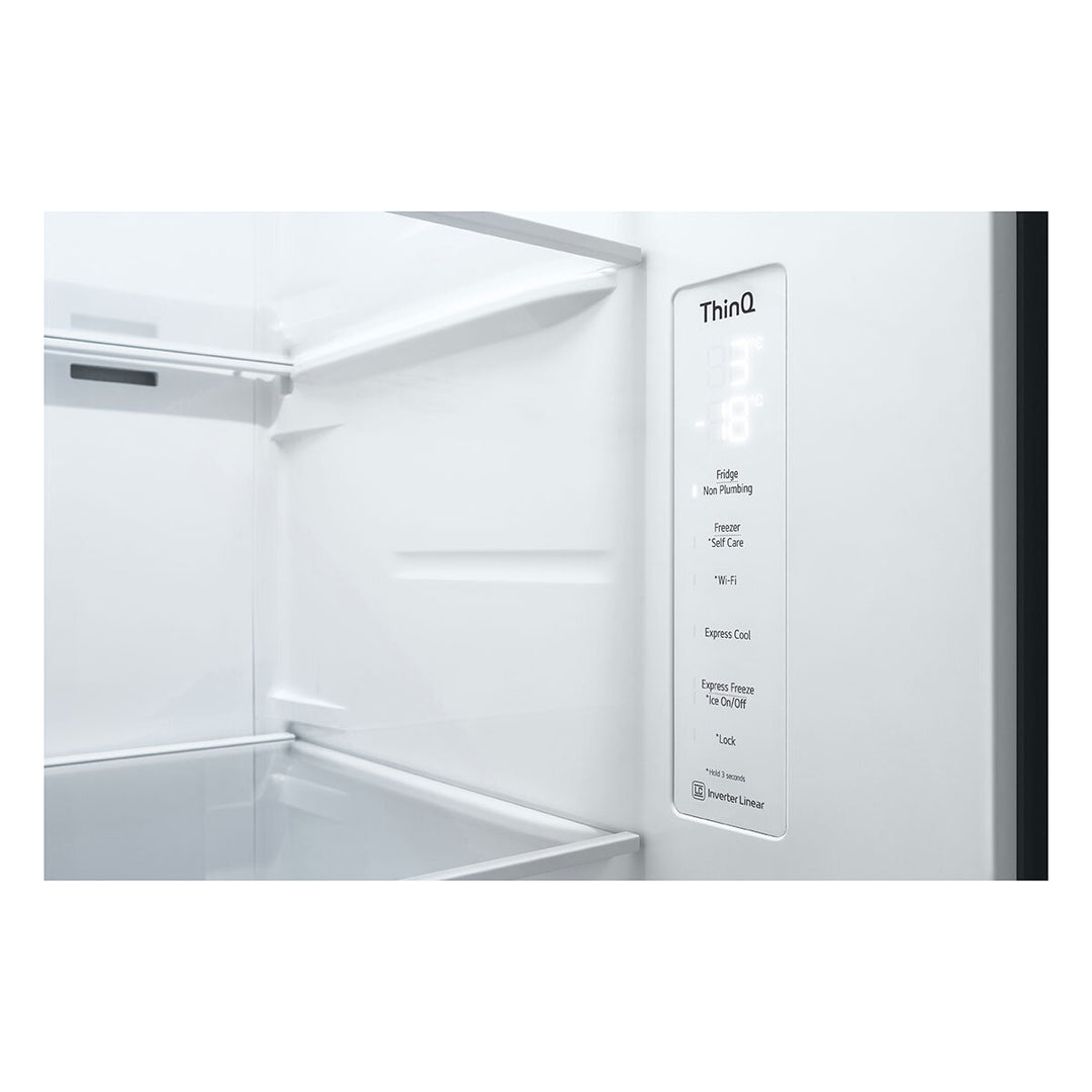 LG GSLD81PZRD Side by Side Fridge Freezer, D Rated in Stainless Steel