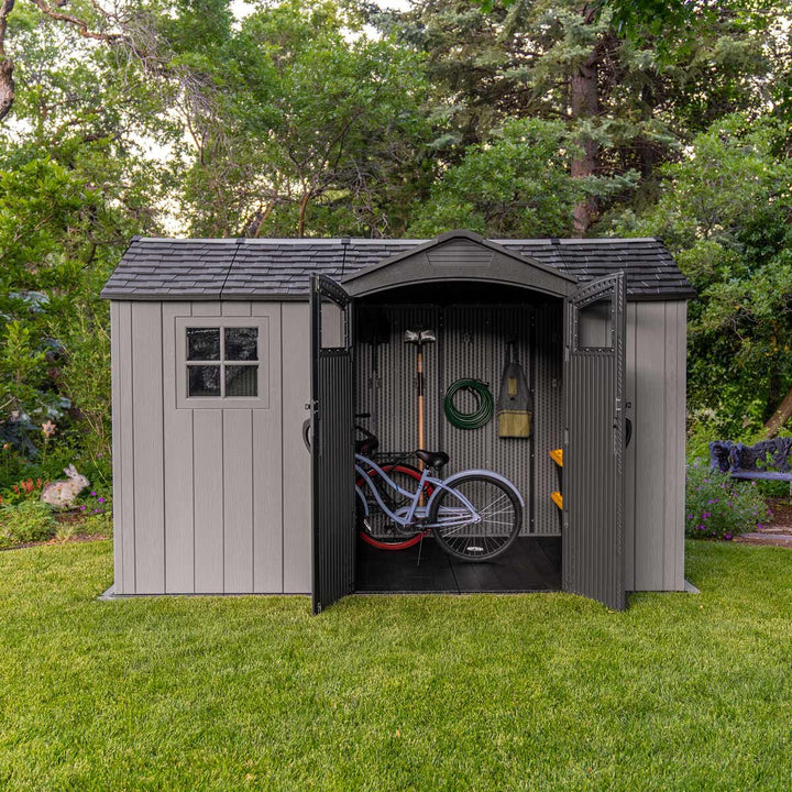 Lifetime 12ft x 7ft (3.5 x 2.1m) Side Entry Storage Shed - Model 60430U