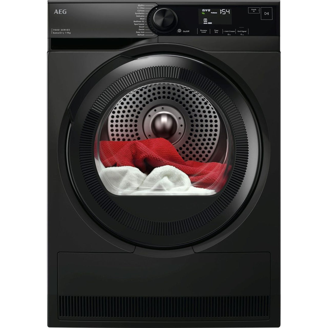 AEG TR749GU4B 9Kg Heat Pump Tumble Dryer - Anthracite - A+++ Rated