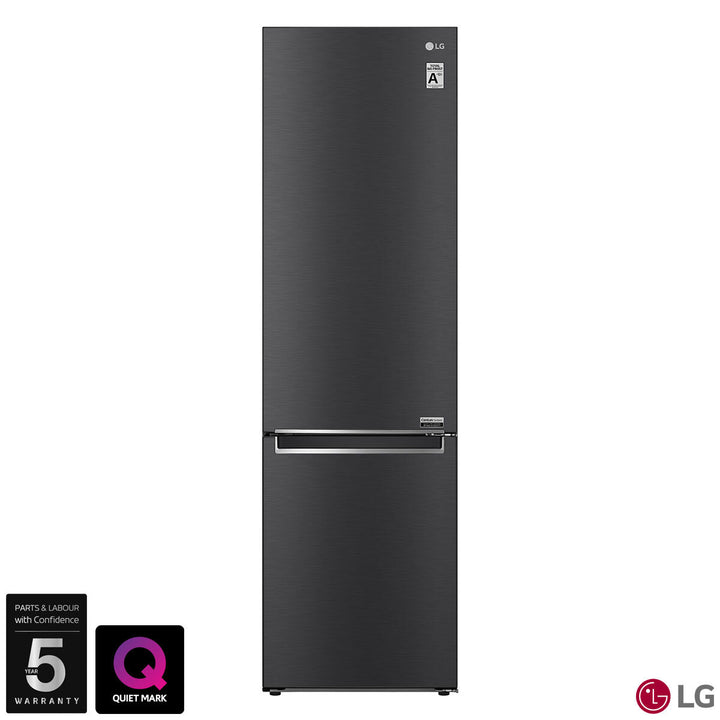 LG GBB92MCB2P Fridge Freezer, A Rated in Matte Black