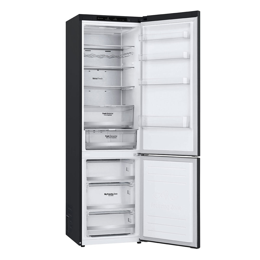 LG GBB92MCB2P Fridge Freezer, A Rated in Matte Black