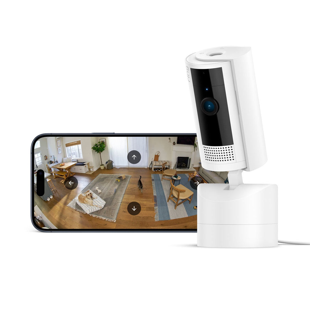 Ring Pan-Tilt Indoor Cam 2 Pack in White