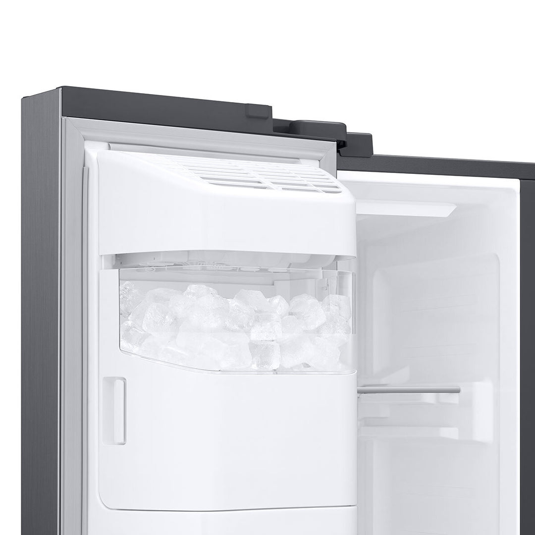 Samsung RS68CG883DS9EU, Side by Side Fridge Freezer, D Rated in Silver