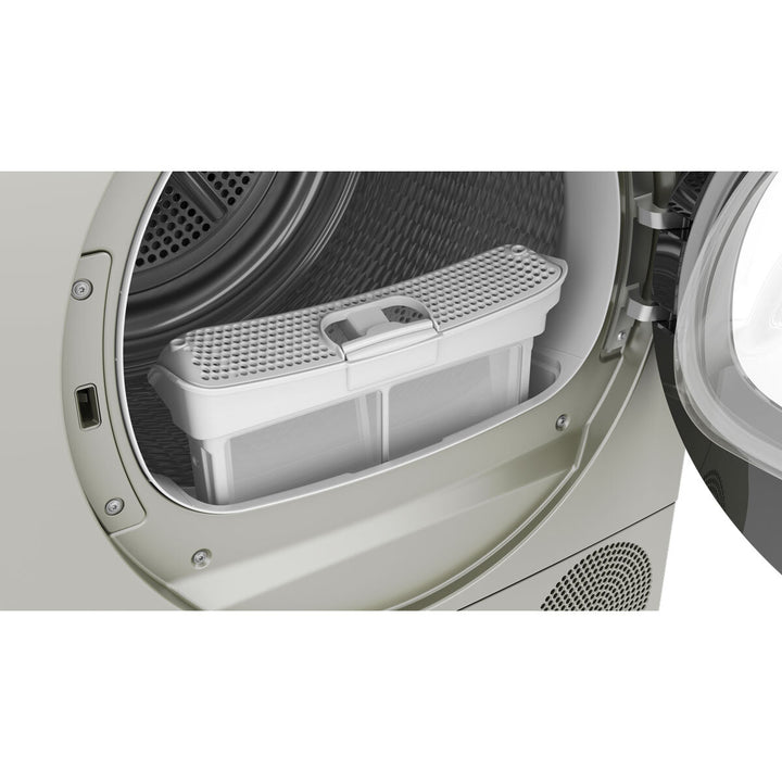 Siemens WQ46B2CXGB, 9kg Heat Pump Dryer, A+++ Rated in Silver Inox