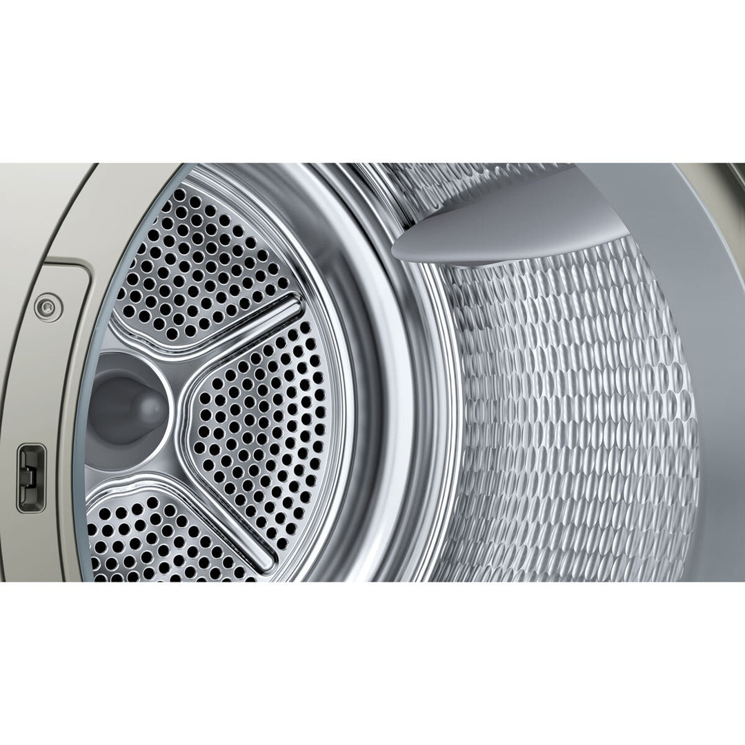 Siemens WQ46B2CXGB, 9kg Heat Pump Dryer, A+++ Rated in Silver Inox