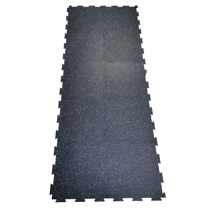 Rubber King Challenger Series Fitness Interlocking Floor Tiles (48.2 x 48.2 cm) - 10 Pack