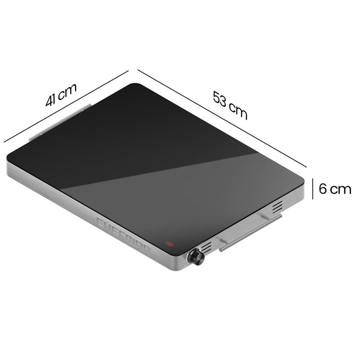 Chefman XL Glass Top Warming Tray