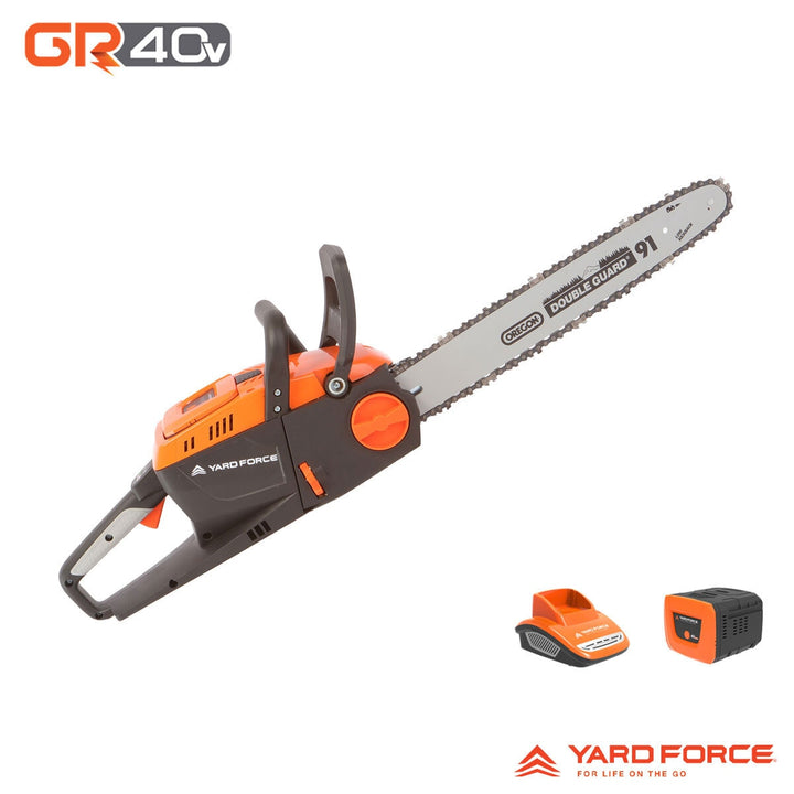 Yard Force 40V 35cm Chainsaw + 40V (2.5Ah) Battery & Charger Bundle