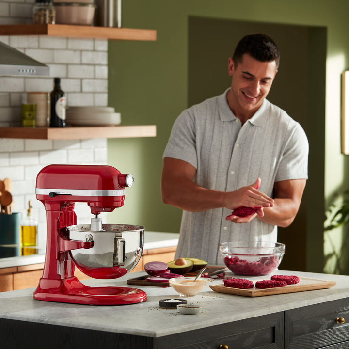 KitchenAid Heavy Duty Stand Mixer 5.2L, Empire Red, 5KSM55SXXBER