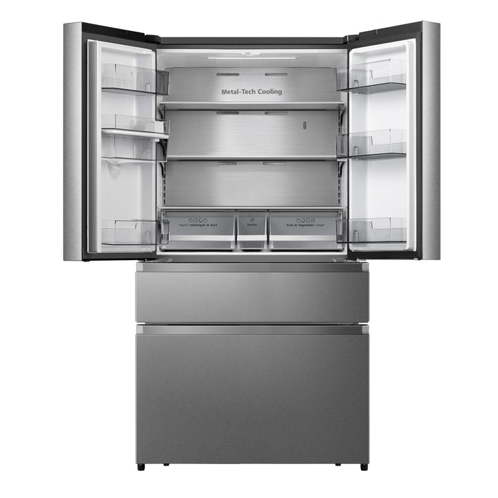 Hisense RF749N4SWSE, Multidoor Fridge Freezer E Rating in Stainless Steel