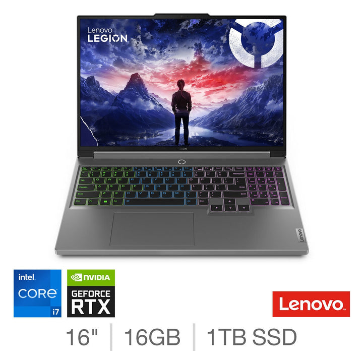 Lenovo Legion 5 16IRX9, Intel Core i7, 16GB RAM, 1TB SSD, NVIDIA GeForce RTX 4060, 16 Inch Gaming Laptop, 83DG00DSUK