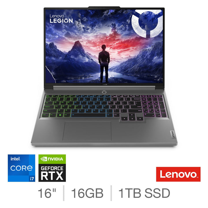 Lenovo Legion 5 16IRX9, Intel Core i7, 16GB RAM, 1TB SSD, NVIDIA GeForce RTX 4070, 16 Inch Gaming Laptop, 83DG00DRUK