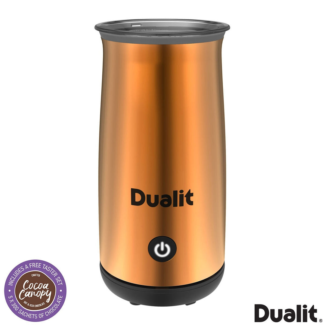 Dualit Cocoatiser™ Hot Chocolate Maker & Milk Frother with Cocoa Canopy Taster Set