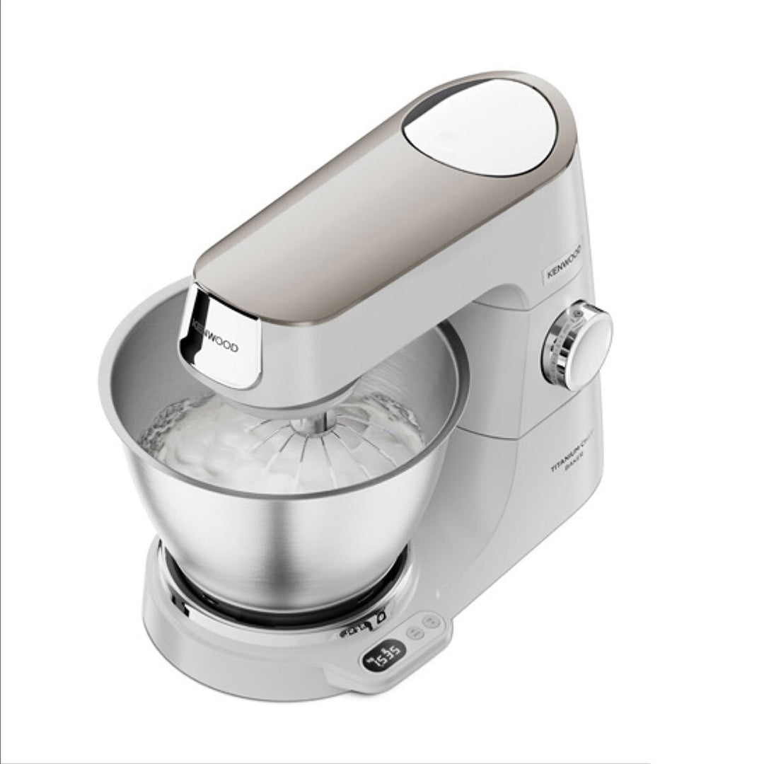 Kenwood Titanium Chef Baker Stand Mixer - White, KVC65.001WH