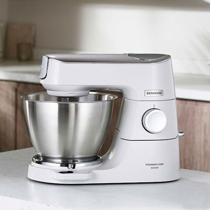 Kenwood Titanium Chef Baker Stand Mixer - White, KVC65.001WH