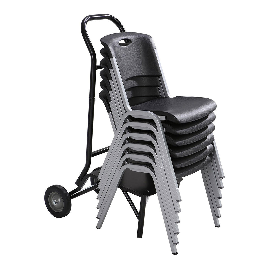 Lifetime Stacking Chair, 14 Pack & Chair Trolley