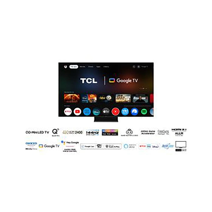 TCL 75Q9BK 75 Inch Mini LED 144 Hz TV