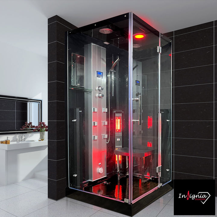 Insignia 1000mm x 900mm Steam Shower and Sauna