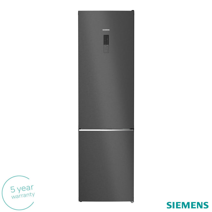 Siemens KG39NEXBF Fridge Freezer B Rated in Black Steel