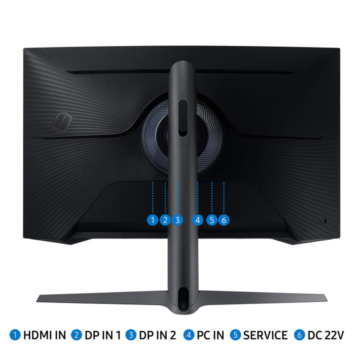 Samsung Odyssey G75T 27 Inch QHD 240Hz VA Curved Gaming Monitor, LC27G75TQSPXXU