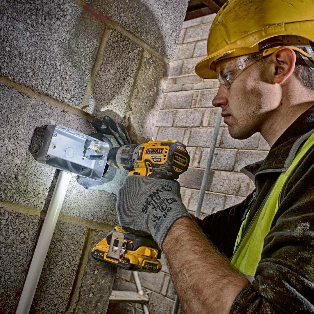 DEWALT® Brushless Hammer Drill Driver Kit - Includes 2 X 2 Ah Batteries With Kit Bag &amp; Charger