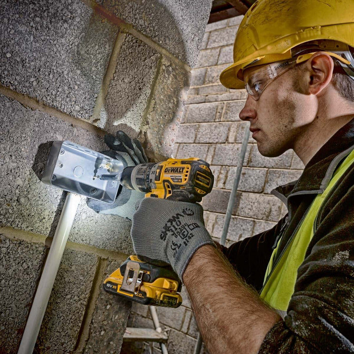 DEWALT® Brushless Hammer Drill Driver Kit - Includes 2 X 2 Ah Batteries With Kit Bag &amp; Charger