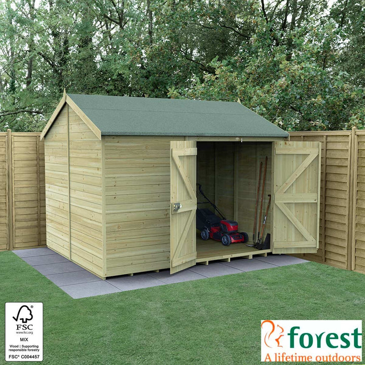 Forest Garden Timberdale 10ft x 8ft 3" (3 x 2.5m) Tongue &amp; Groove Wooden Storage Shed
