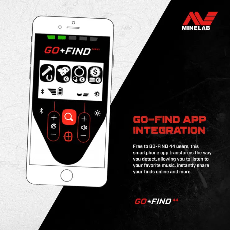 Minelab Go Find 44 Bundle - Includes Pro-Find 15 Pinpointer