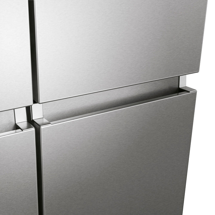 Hisense RQ758N4SASE, Pureflat Multi Door Fridge Freezer, E Rated in Silver