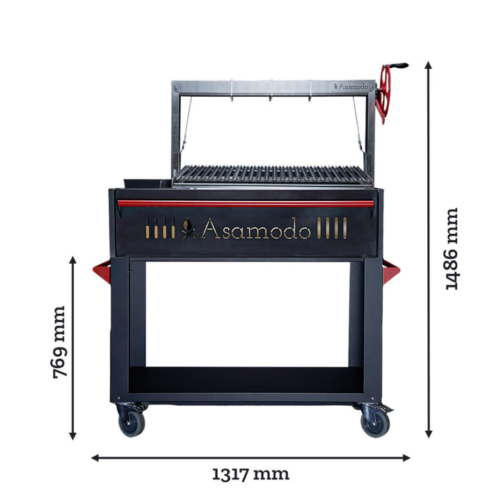 Asamodo Brasa Argentinian Asado 46" Charcoal Barbecue