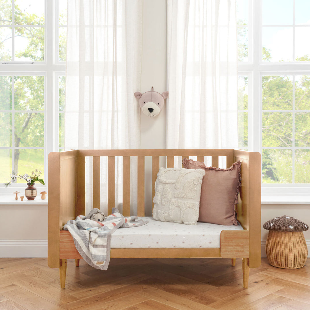 Tutti Bambini Japandi 4 Piece Nursery Set, Light Oak Finish