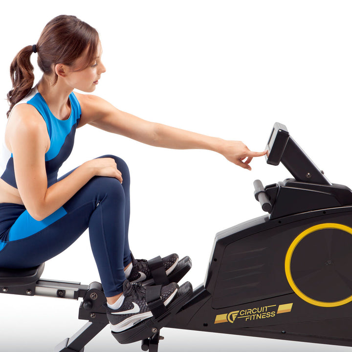 Circuit Fitness 986RW Deluxe Magnetic Folding Rowing Machine