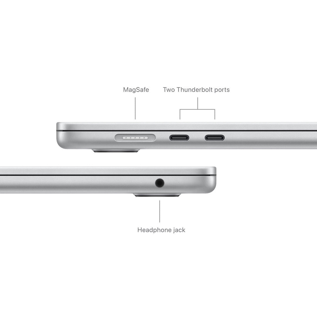 Apple MacBook Air 2024, Apple M3 Chip, 16GB RAM, 256GB SSD, 15 Inch in Silver, MC9E4B/A