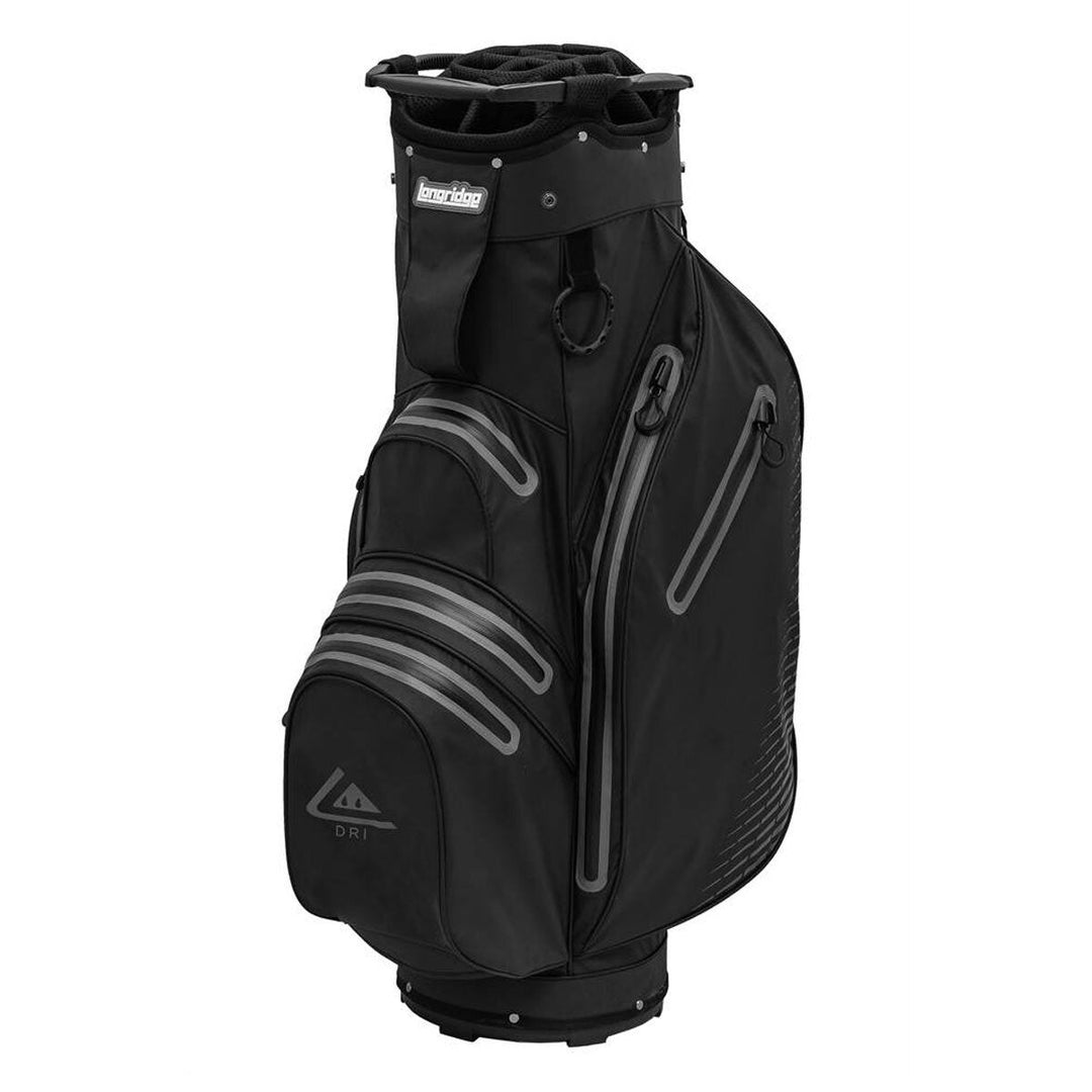 Longridge Elements Waterproof Golf Cart Bag in Black and Grey