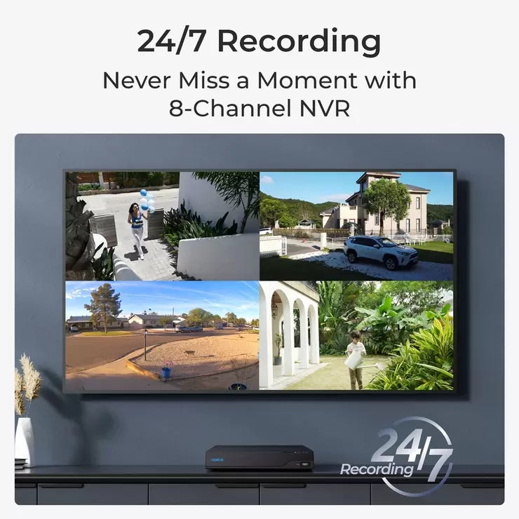 Reolink 12MP (4K+) UHD NVR PoE AI Bullet Add-on Cam 4pk