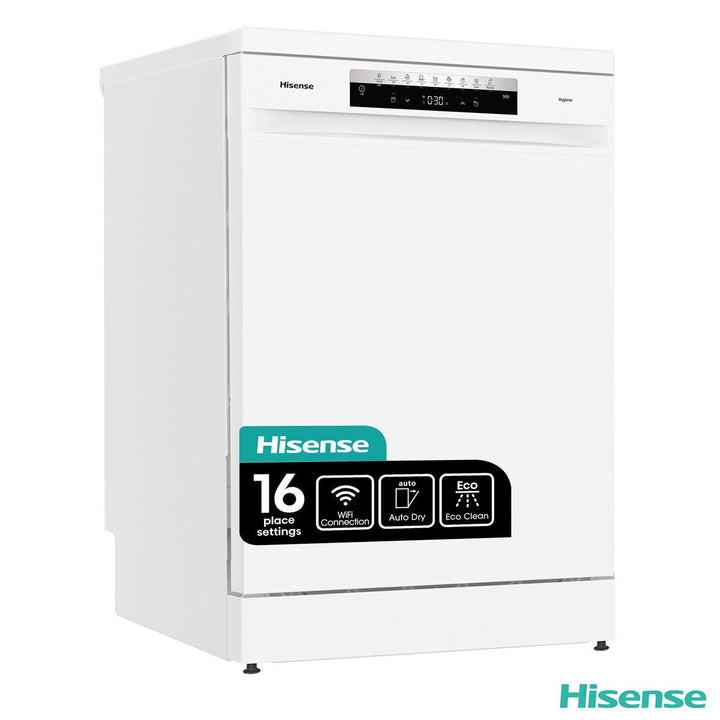 Hisense HS673C60WUK Freestanding Dishwasher, C Rated in White