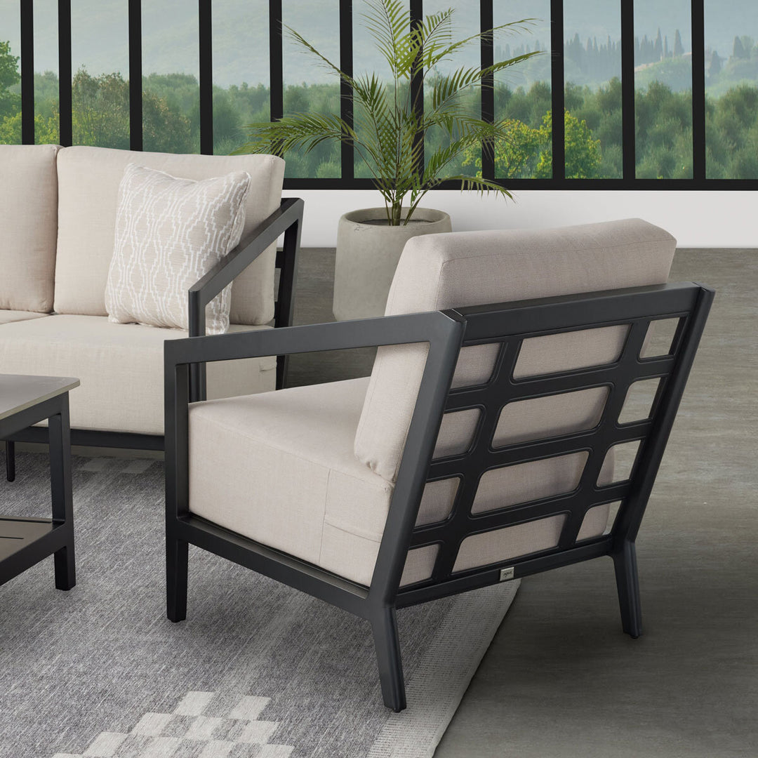 Agio Formia 4 Piece Deep Seating Patio Set + Cover