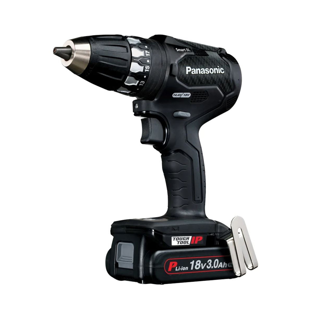 Panasonic PAN74A3PN EY74A3PN 18V Smart Brushless Drill Driver 2 x 3.0Ah Li-ion Batteries &amp; Charger With Case