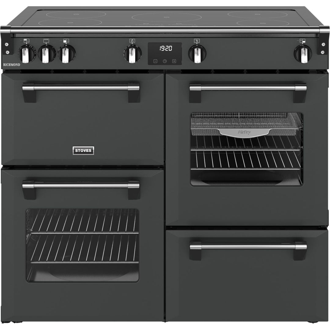 Stoves Richmond 100Ei TCH 100cm wide Electric Range Cooker with Induction Hob - Anthracite