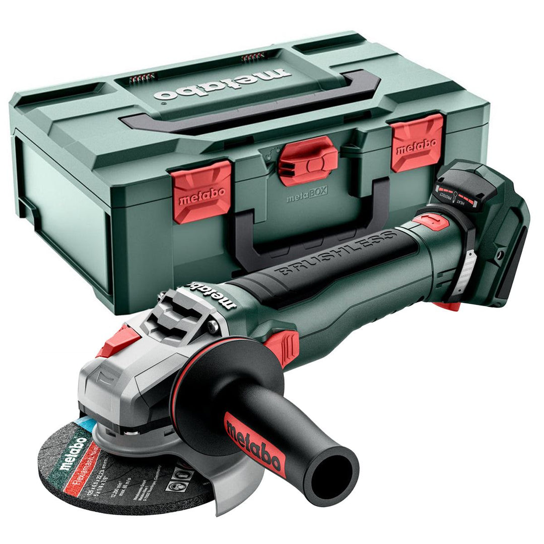 Metabo WB 18 LT BL 11-125 Quick 18V Brushless 125mm Angle Grinder Body Only with Case 613054840