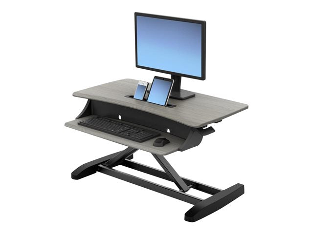 TieDex UK Ergotron WorkFit-Z Mini - standing desk converter - rectangular - dove grey