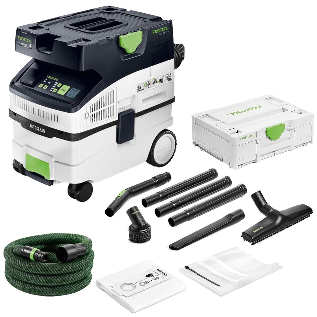 Festool CTL MIDI I AC 110V GB Mobile Dust Extractor CLEANTEC - 578546 With Compact Cleaning Set 577257