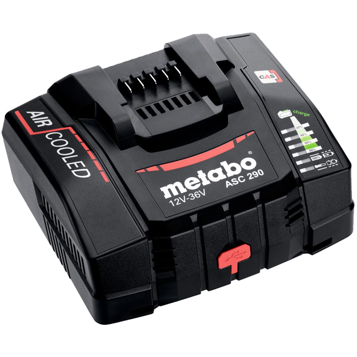 Metabo ASC 290 12-36V Air Cooled Battery Charger 627372000 – TieDex