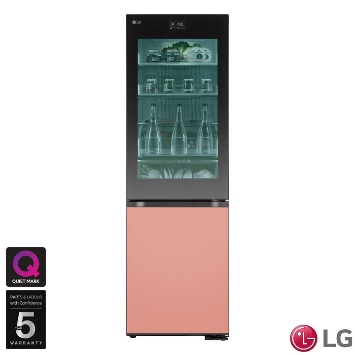 LG GBG719MDNN, MoodUp Fridge Freezer Colour Changing, D Rated