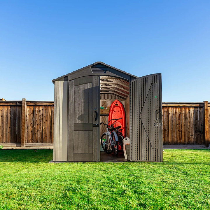 Lifetime 7ft 1" x 14ft (2.16 x 4.27m) Storage Shed - Model 60475