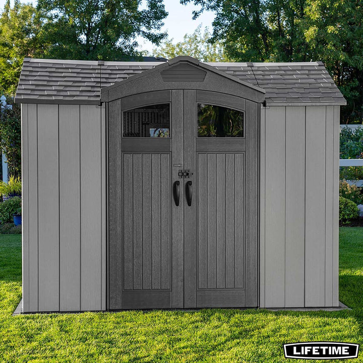 Lifetime 9ft 4" x 7ft (2.84 x 2.14m) Storage Shed - Model 60476