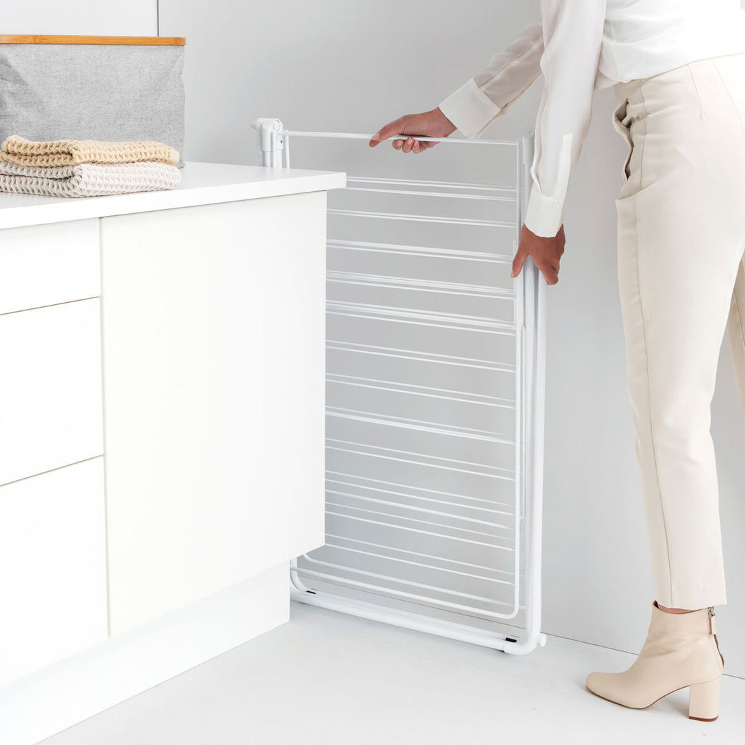 Brabantia HangOn 25m Drying Rack with Rod in White