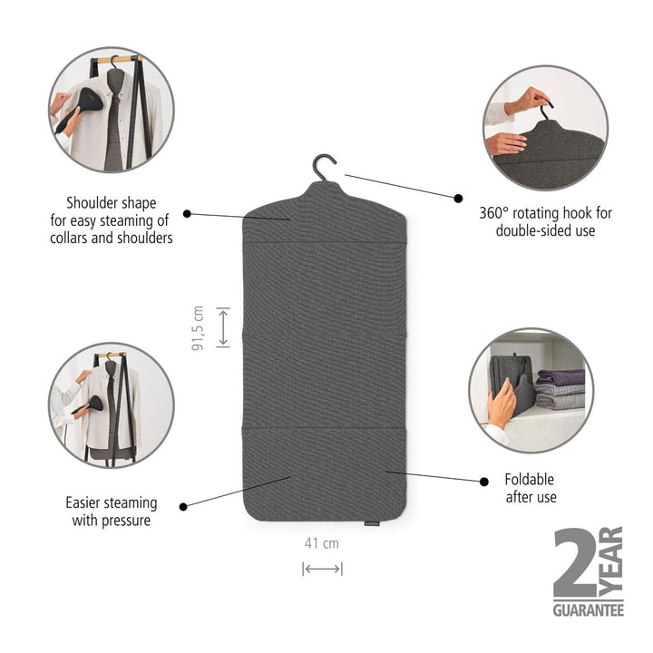 Brabantia Foldable Steam Board in Black